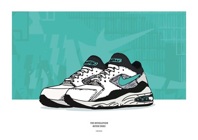 nike air max 1 sneaker poster bild jordan force off white patta parra streetart