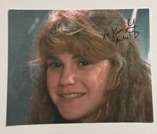 KERRI GREEN SIGNED 8x10 PHOTO ACTRESS AUTOGRAPHED THE GOONIES MOVIE STAR COA