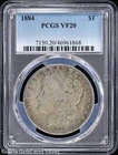 1884-P $1 Morgan Silver Dollar PCGS VF 20