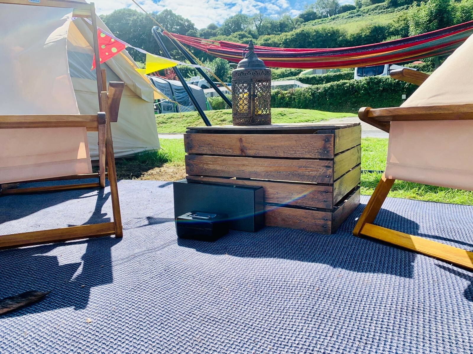 GLAMPING 5m BELL TENT *HIRE* South Wales Coast Gower Brecon Tenby