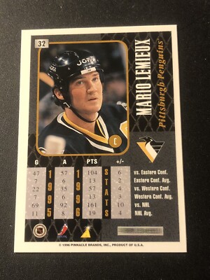 1996-97 Pinnacle Summit Mario Lemieux #32 HOF | eBay