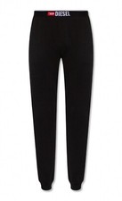 Diesel Black Signature Waistband Logo Pyjama Bottoms Size 2XL BNWT
