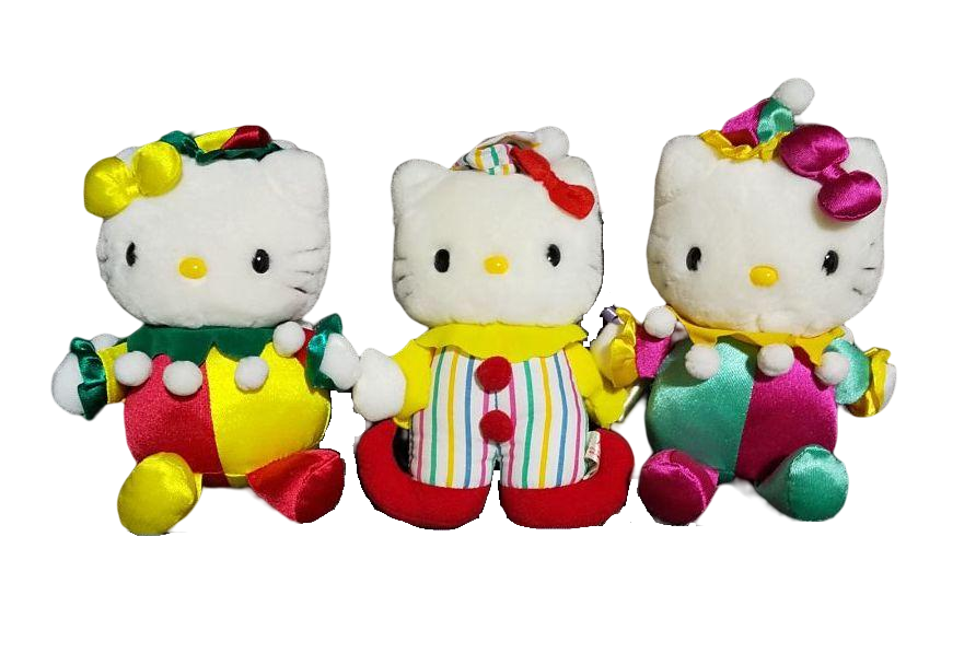 Sanrio Hello kitty Plush doll Toy Japan Rare Vintage Clown Used from Japan  JP | eBay