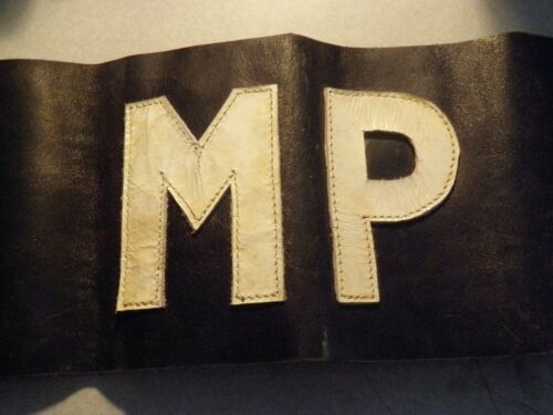Vintage MILITARY POLICE (MP) Uniform Armband ~ ?WWII? - Afbeelding 1 van 2