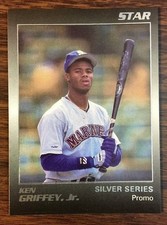 1989 Star Company KEN GRIFFEY, Jr HOF Limited Edition SILVER PROMO C302610102