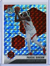 2020-21 Panini Mosaic #70 Pascal Siakam Mosaic Reactive Blue
