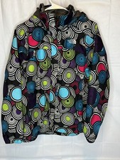 The North Face Spiral Light Jacket Youth Girls Sz XL 18 Rain Spring Hooded