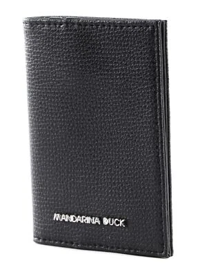 MANDARINA DUCK étui pour carte de crédit Mellow Urban Card Case Nero - Photo 1/4