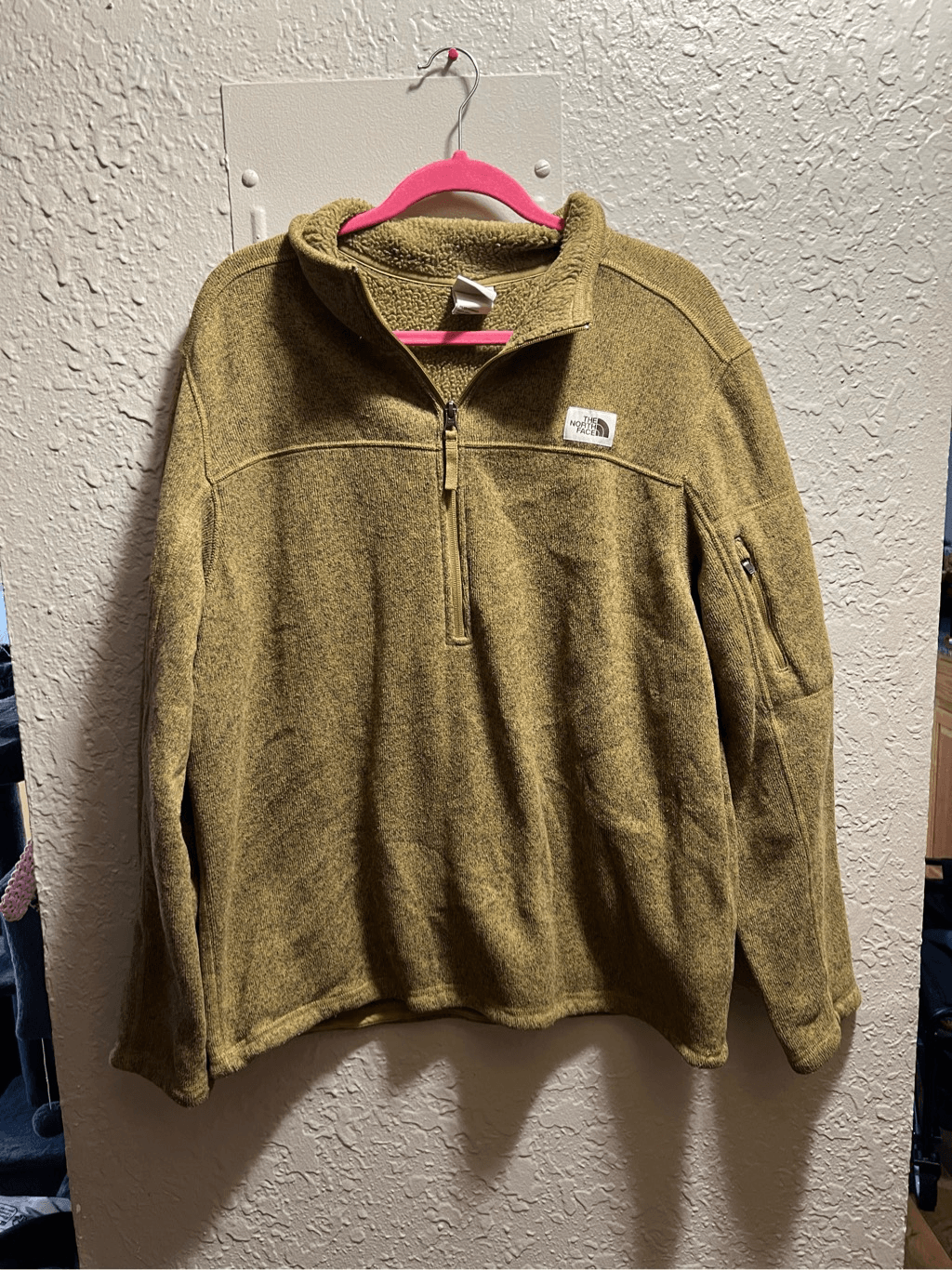 The North Face Mens XL Quarter Zip Pullover Sweater