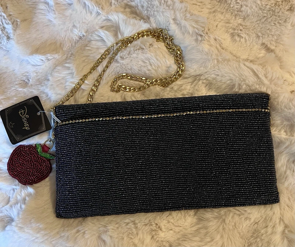 NUEVO CON ETIQUETAS🔑MARY Frances DISNEY Take A BOW Bandolera CLUTCH Cartera Bolso de Mano 🍎 BLANCANIEVES Foto 2 de 4
