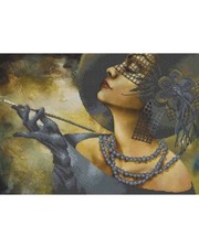 HOT DIY Bead Embroidery Kit Needlepoint Beading beadwork MISS ELEGANCE