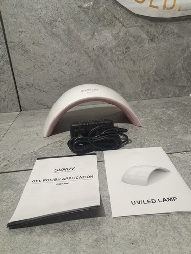 SUNUV 2-in-1 UV LED Lampada per Unghie Rosa con UN GEL COLLA PER Unghie - Foto 3 di 5