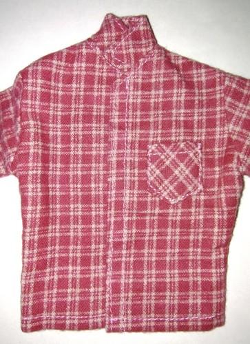 1/6 Scale Adventure Gear Long Sleeve Flannel Shirt For 1/6 Scale Action Figures