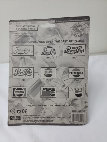 Golden Wheel PEPSI Metal Diecast Limited Racing Sports Car #18 Formula Indy - Foto 8 di 8
