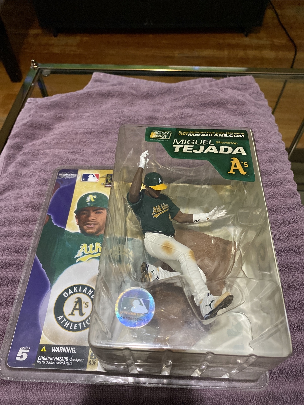 McFarlane 2003 Miguel Tejada Oakland A's series 5