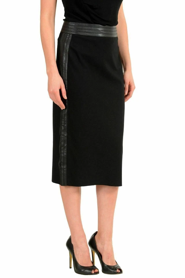 Falda lápiz Just Cavalli negra para mujer US S IT 40 Foto 2 de 4