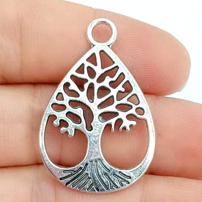 TREE OF LIFE SYMBOL CELTIC SPIRITUAL PAGAN Pendant 18'' 925 Sterling Silver Chain