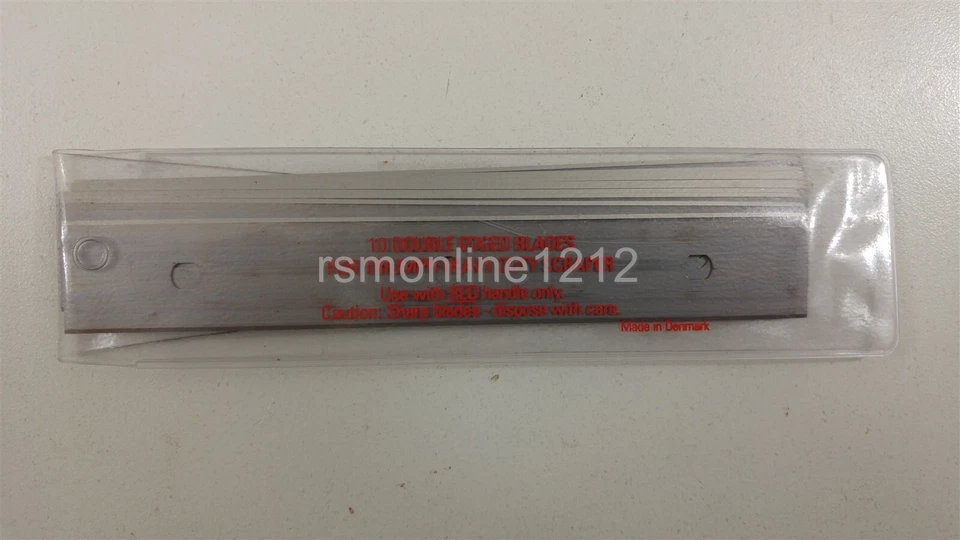 Cuchillas rascadoras Triumph rojas H/D de 6 pulgadas (10 cnt) herramienta de instalación de tinte de película para ventana Foto 2 de 4
