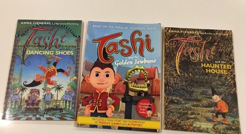3x TASHI haunted house & Dancing Shoes Anna FIENBERG & ACTIVITY BOOK FREE POST - Picture 1 of 8