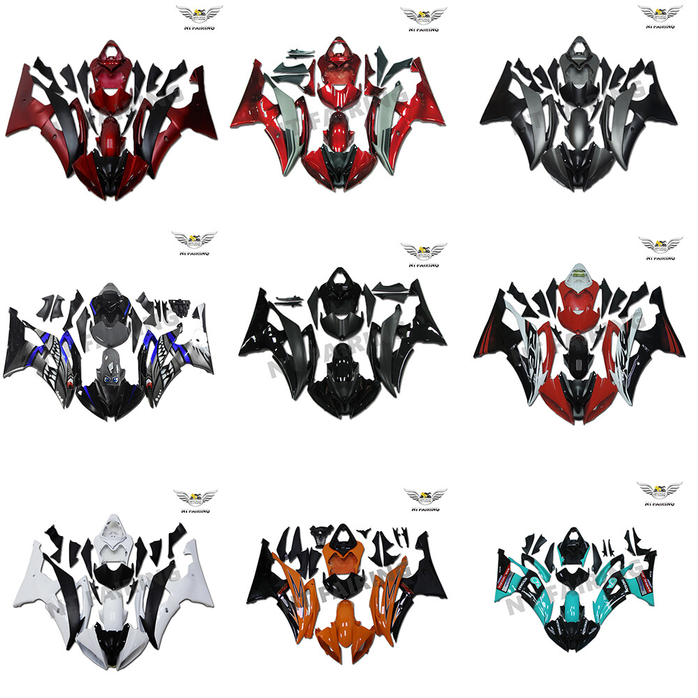 NTNT US Stock Fairing Fit for Yamaha 2008-2016 YZF R6 2009 2012