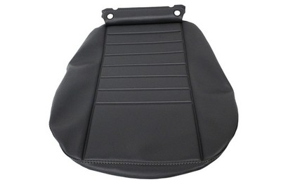 Front Outer Seat Base Re Trim COVER in GREY VINYL to fit Land Rover Defender