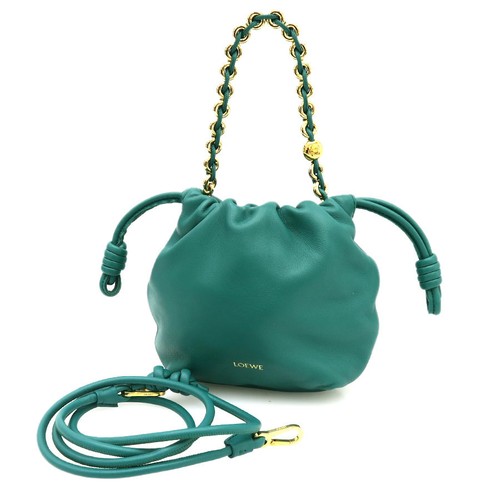 Loewe Mini Leather Shoulder Bag with Dust Bag Women's #SAB14920