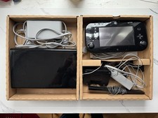 テレビ Wiiu Nintendo Wii U 32GB Console Deluxe Set - Black - NTSC-U - 4GB SD