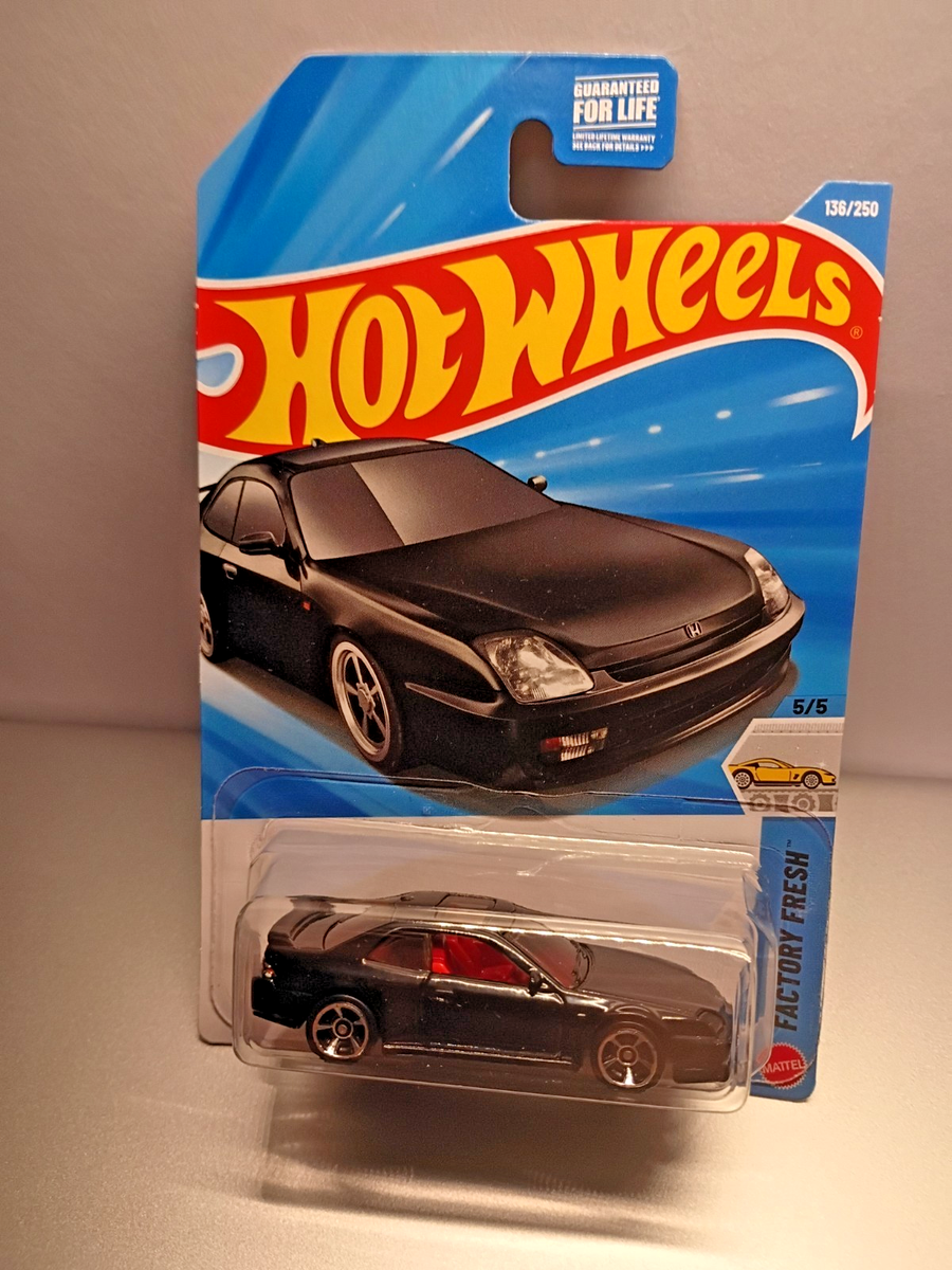 Hot Wheels '98 Honda Prelude Black Diecast 1:64 Scale Factory