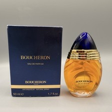 Vintage Boucheron Paris EDT 50ml 1.7oz France Original Bottle w Box