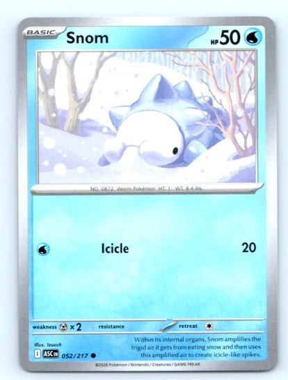Snom 052/217 ~ English Near Mint
