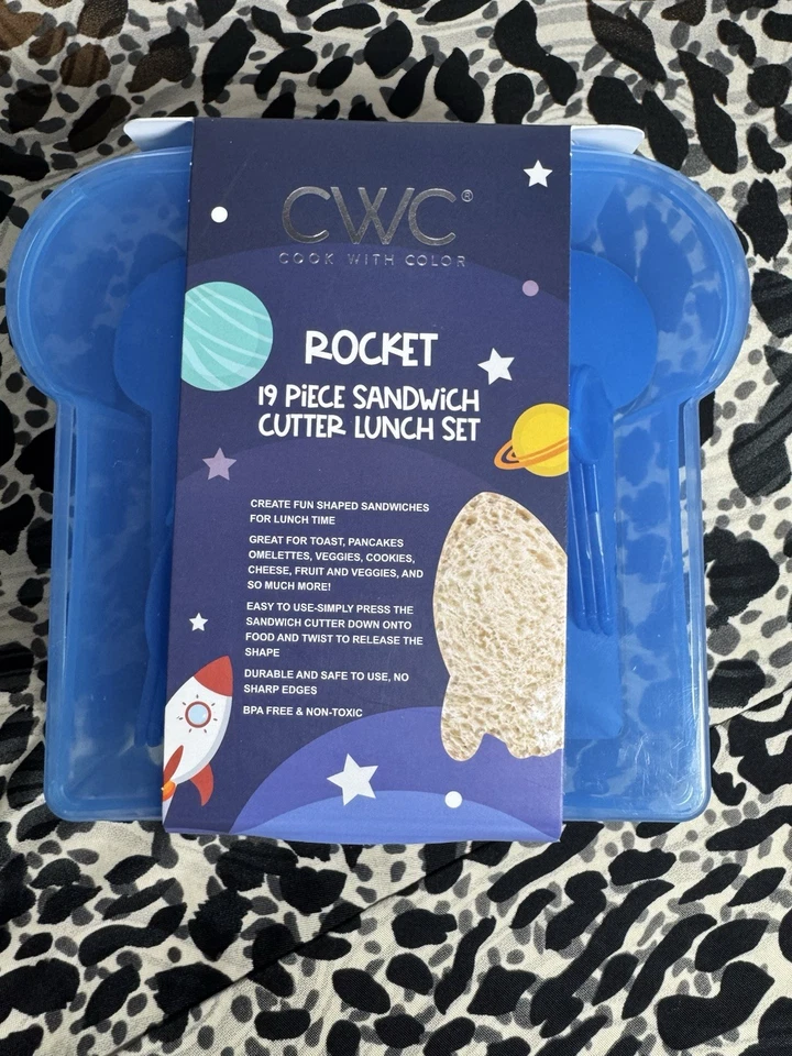 19-teiliges Sandwichschneider Lunch-Set "ROCKET" CWC Kochen mit Farbe NEU - Bild 2 von 4