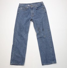 Vintage Y2K Carhartt Mens 36x32 Distressed Traditional Fit Denim Jeans Blue