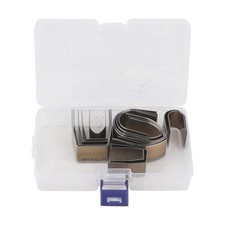 Leather Working Tool, Half Round End Punch Leather Hole Punch Set, DIY Emboss...