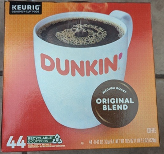 Dunkin Donuts K Cups Original Blend Medium 44 Count Sept 2026 Expiration
