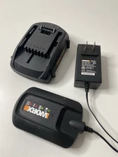 COMBO WORKING Worx 20V 2.0AH BATTERY PLUS CHARGER WA3742 WA3525 2017