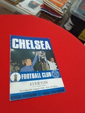 Chelsea v Everton CHARITY SHIELD FINAL Football Programme 08/08/1970