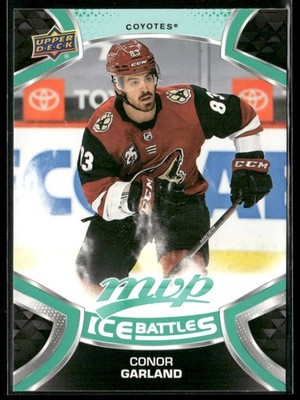 2021-22 Upper Deck MVP #129 Conor Garland Arizona Coyotes #129 Ice Battles Card