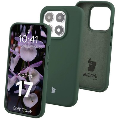 Handyhülle für Xiaomi 17 Bizon Case Cover Schutzhülle Etui Hülle Dunkelgrün