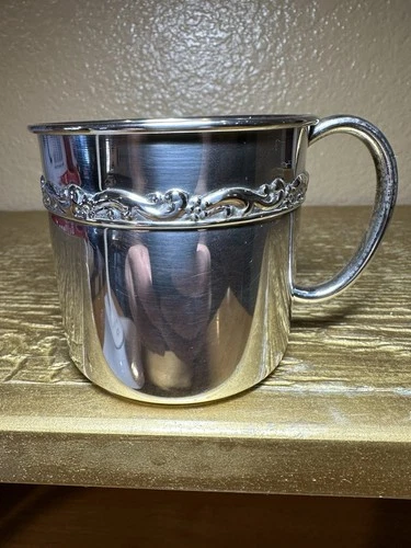 Sterling Silver 2.19 Troy Oz Baby Cup Reed and Barton X827 No Mono Tara Pattern