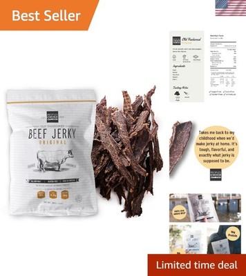 People's Choice Beef Jerky -  Sugar Free, Zero Carb, 16g Protein, 1lb