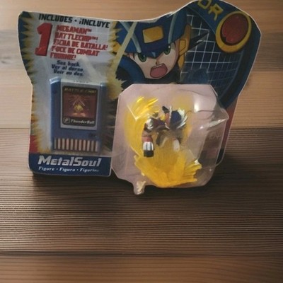Vintage MegaMan NT Warrior MetalSoul Figure 2004 Mattel BattleChip CP1 New Rare