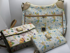 Disney Dooney & Bourke Tinker Bell borsa lotto 1/2 maratona EpcotFlower Garden