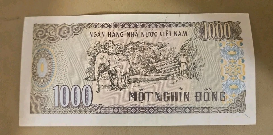 1988 Vietnam 1000 Dong Note - Image 2 of 2