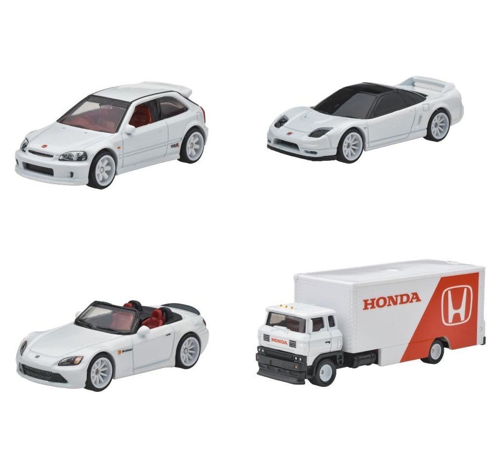 Hot Wheels Premium Honda Set JBM08 Honda Civic Type R NSX-R S2000
