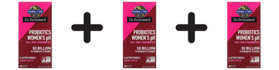 3 x Garden of Life Dr. Formulated Probiotics Women's pH - 30 (1.222,11 EUR/kg)