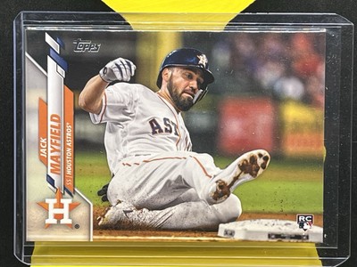 2020 Topps Series 2 Base Advanced Stat #485 Jack Mayfield RC /300 Astros