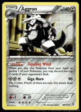 Aggron 80/124 Holo Dragons Exalted Pokemon TCG LP