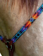 Circle Y Breast Collar Infinity Floral Tooling Horse Brown X4123-4069