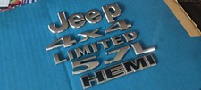 Jeep Commander 2006 Rear Chrome Lettering Emblems Used 5.7l Hemi Limited 4x4 Oem Jeep Commander 2006 Rear Chrome Lettering Emblems Used 5.7l Hemi Limited 4x4 Oem