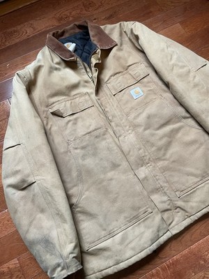 VTG 90s Carhartt Arctic Quilt Lined Duck Canvas Jacket Sandstone VTG 90s Carhartt Arctic Quilt Lined Duck Canvas Jacket Sandstone